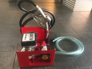 fuel transfer pump metered